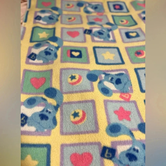 Vintage Blues Clues  Baby Receiving Blanket - Picture 2 of 2
